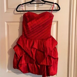 Formal Vibrant Red Dress